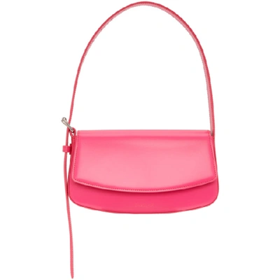 Shop Balenciaga Pink Baguette Bag In 5514 Fuchsi