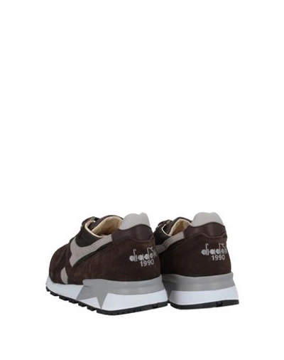 Shop Diadora Heritage N9000 H S Sw Man Sneakers Dark Brown Size 7 Soft Leather, Textile Fibers