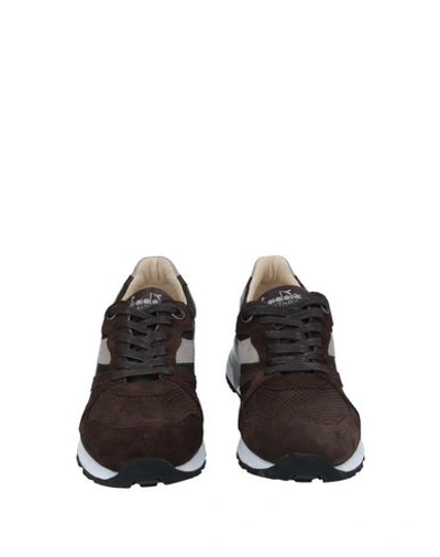 Shop Diadora Heritage N9000 H S Sw Man Sneakers Dark Brown Size 7 Soft Leather, Textile Fibers