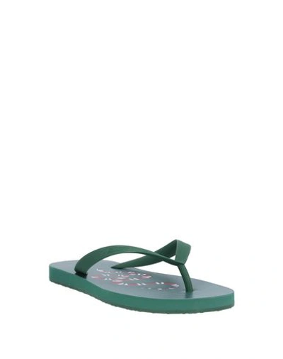 Shop Gucci Flip Flops In Green