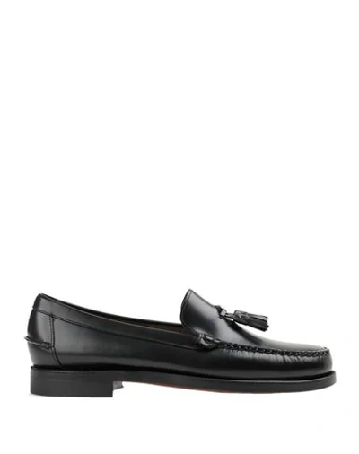 Shop Sebago Loafers In Black