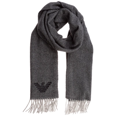 Shop Emporio Armani Men's Scarf In Black