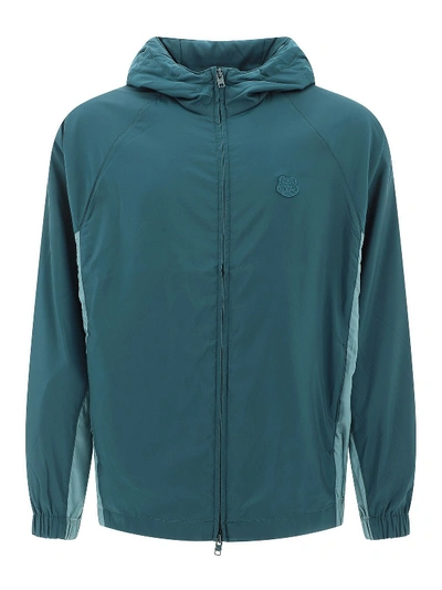 Shop Kenzo Packable Windbreaker In Green