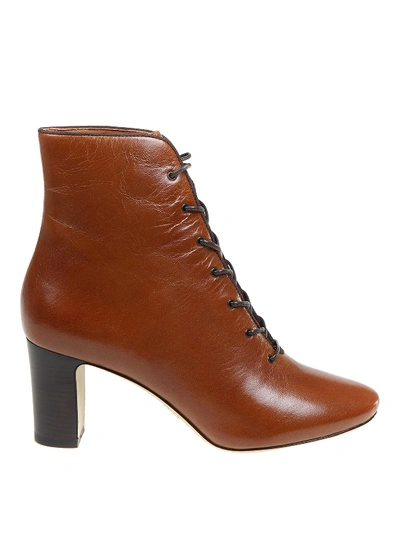 Shop Tory Burch Vienna Ankle Boots In Brown