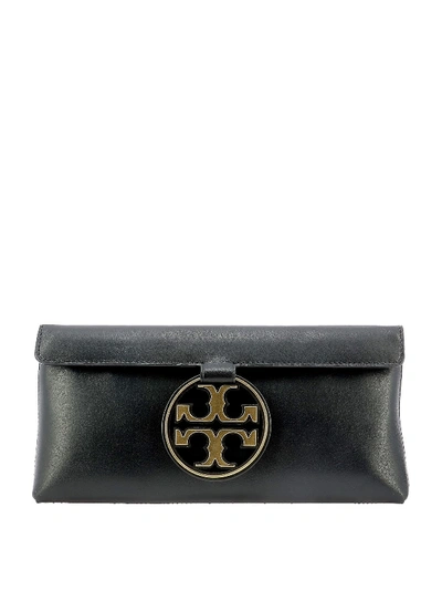 Shop Tory Burch Miller Clutch In Black