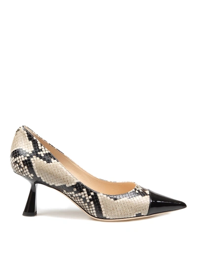 Shop Jimmy Choo Rene 65 Pumps In Nude And Neutrals