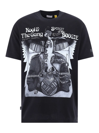 Shop Moncler Kool  The Gang T-shirt In Black