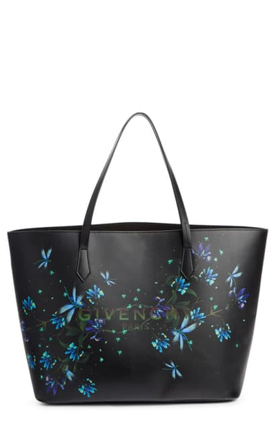 Shop Givenchy Ophelia Leather Tote In Black