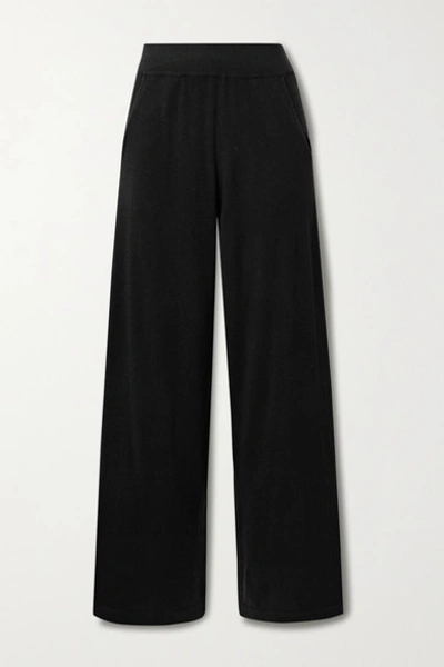 Shop Arch4 Swing Cashmere Straight-leg Pants In Black