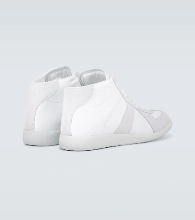 Shop Maison Margiela High-top Replica Sneakers In White