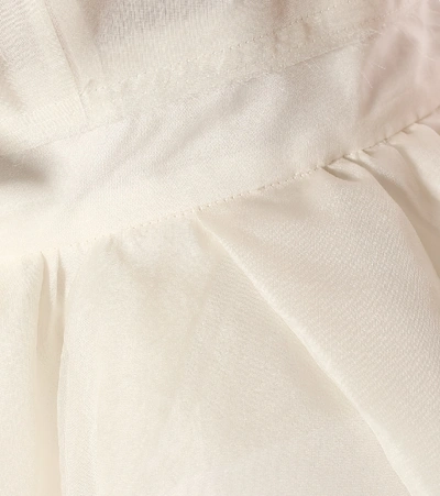 Shop Brock Collection Bridal Rosella Silk-organza Maxi Dress In White