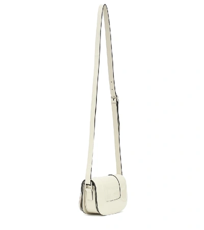 Shop Valentino Supervee Small Leather Shoulder Bag In White