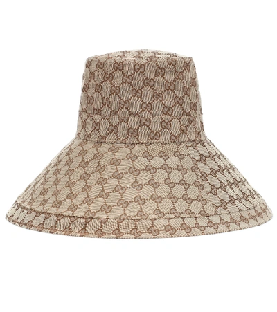 Shop Gucci Gg Supreme Canvas Hat In Beige