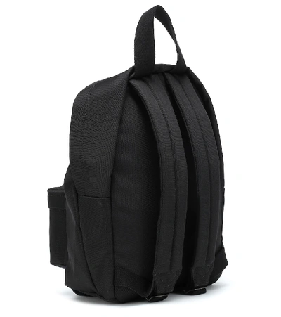 Shop Vetements Logo Embellished Backpack In Black