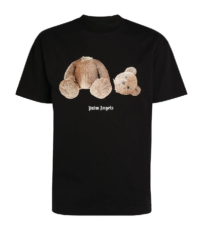 Shop Palm Angels Kill The Bear T-shirt In Black