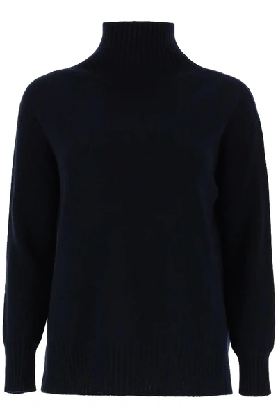 Shop Max Mara Gnomi Cashmere Sweater In Blue