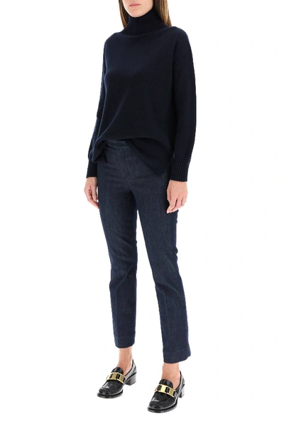 Shop Max Mara Gnomi Cashmere Sweater In Blue