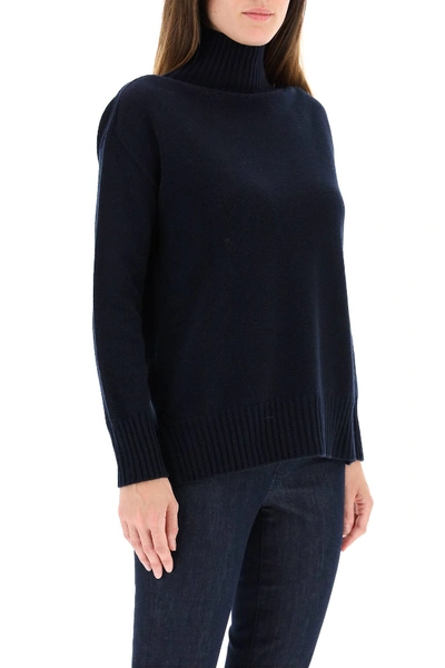 Shop Max Mara Gnomi Cashmere Sweater In Blue