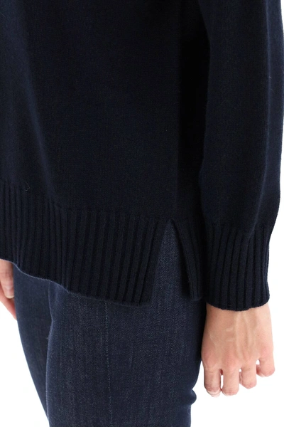 Shop Max Mara Gnomi Cashmere Sweater In Blue