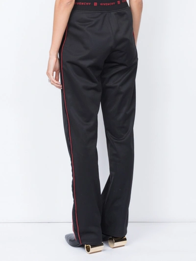 Shop Givenchy Velvet Side Stripe Joggers