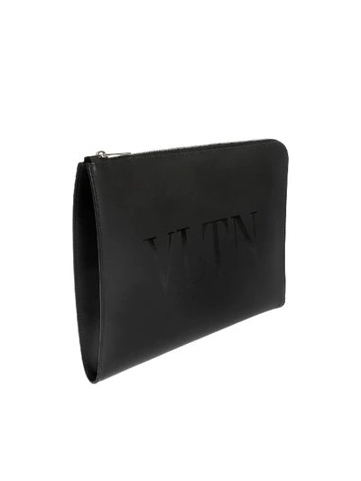 Shop Valentino Vltn Briefcase In Black