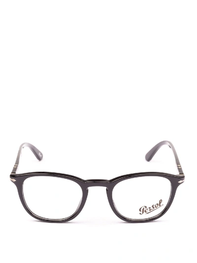Shop Persol Galleria 900 Black Eyeglasses