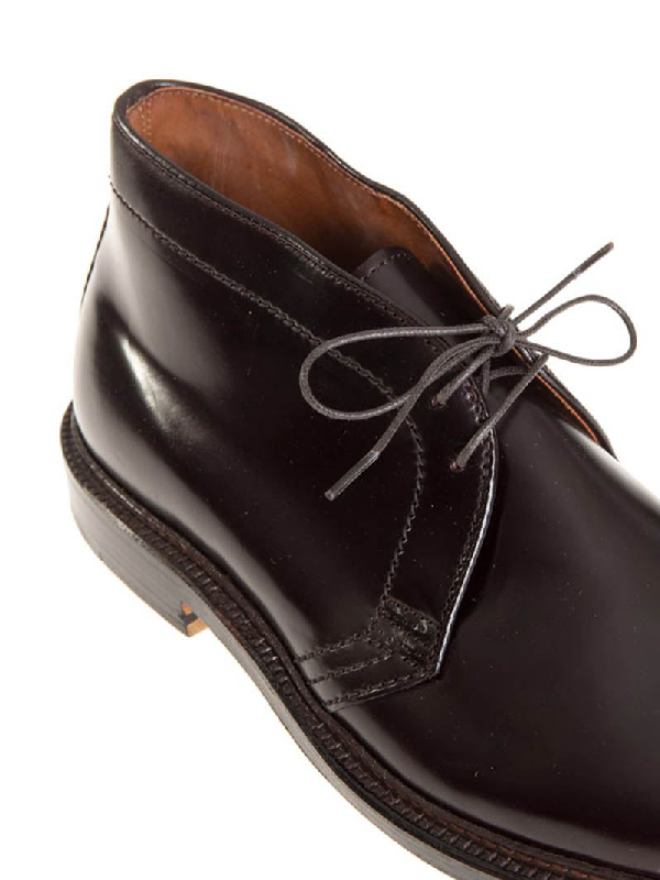 Alden Shoe Company Alden Men�s Burgundy Leather Ankle