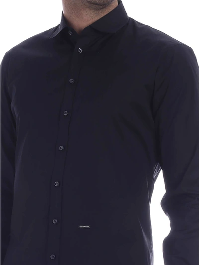 Shop Dsquared2 Black Pure Cotton Shirt