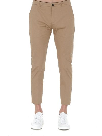 Shop Department 5 Stretch Cotton Cropped Pants In Beige
