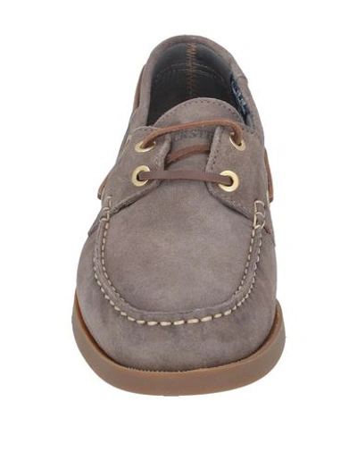 Shop Docksteps Man Loafers Grey Size 9 Soft Leather