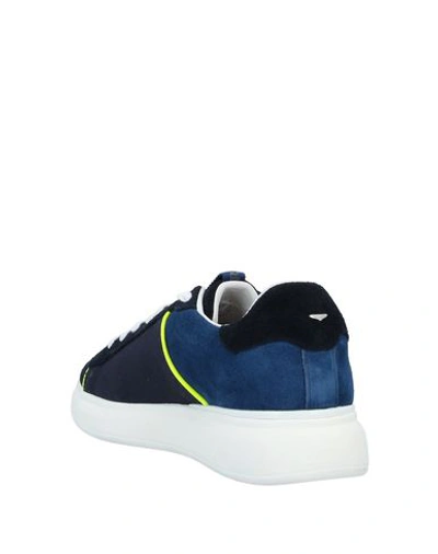 Shop Alberto Guardiani Sneakers In Dark Blue