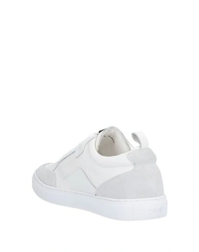 Shop Cavalli Class Man Sneakers White Size 5 Soft Leather
