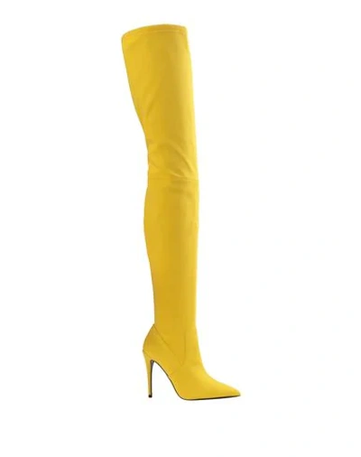 Shop Naked Wolfe Boots In Yellow