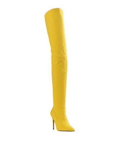 Shop Naked Wolfe Boots In Yellow