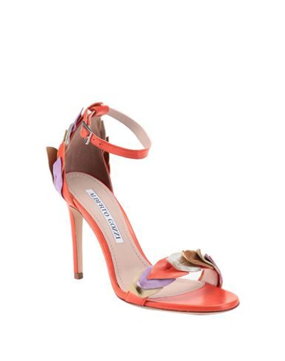 Shop Alberto Gozzi Sandals In Orange