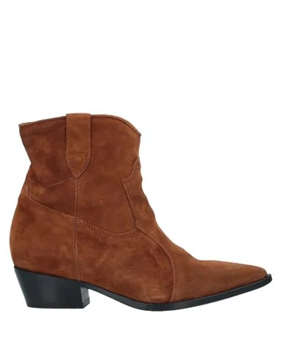 Lemaré Ankle Boots In Brown | ModeSens