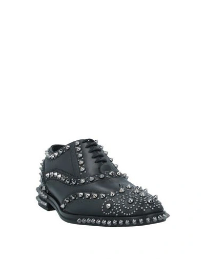 Twinset Lace-up Shoes In Black
