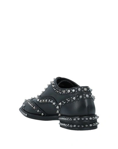 Twinset Lace-up Shoes In Black