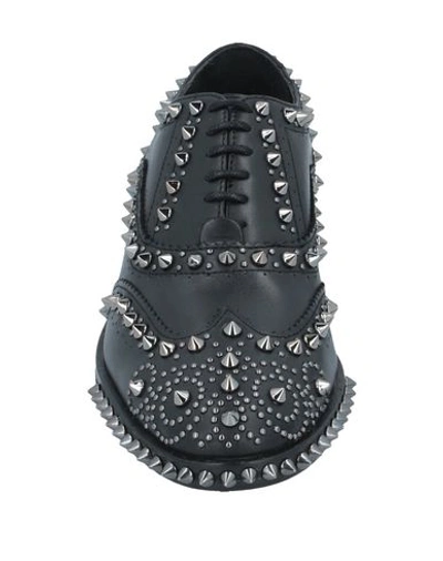 Twinset Lace-up Shoes In Black