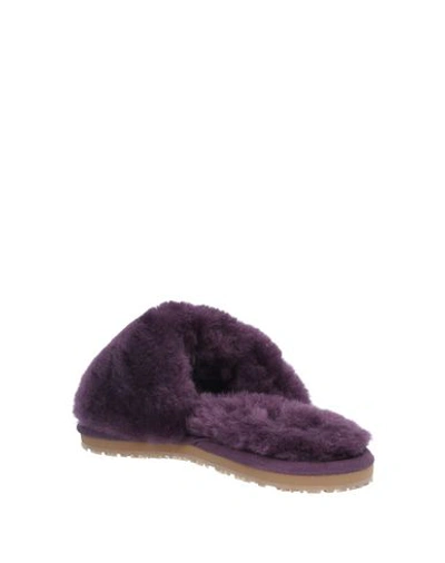 Shop Mou Woman Sandals Purple Size 5 Sheepskin