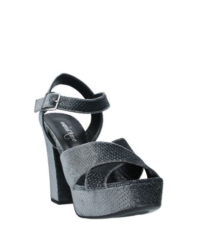Ottod'ame Sandals In Grey