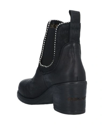 Shop Replay Ankle Boots In Black
