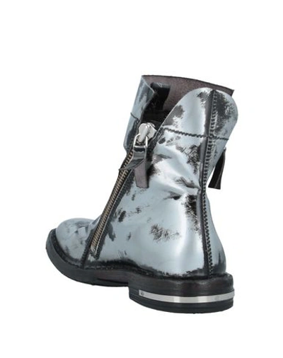 Shop Moma Ankle Boots In Silver