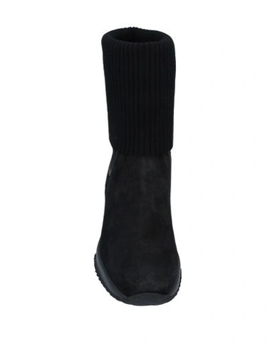 Hogan Black Interactive Boots In Black