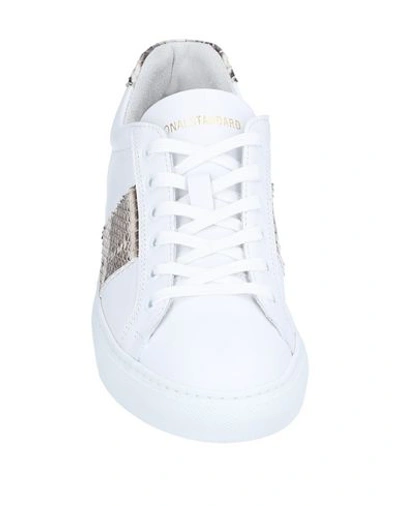 Shop National Standard Woman Sneakers White Size 10.5 Soft Leather