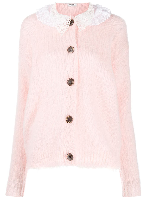 miu miu cardigan pink