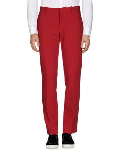 Shop Tom Rebl Casual Pants In Red