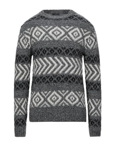 Shop Kaos Man Sweater Grey Size L Acrylic, Wool, Alpaca Wool, Polyamide