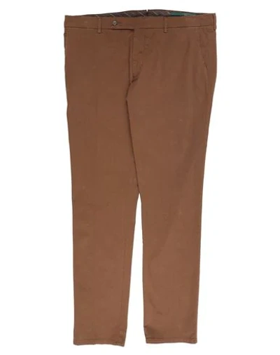 Shop Berwich Casual Pants In Brown