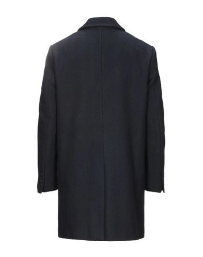 Shop Antony Morato Coats In Dark Blue